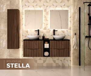 Nowoczesna łazienka z kolekcją Stella