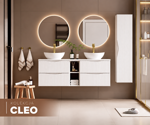 Elegancka łazienka z kolekcją Cleo